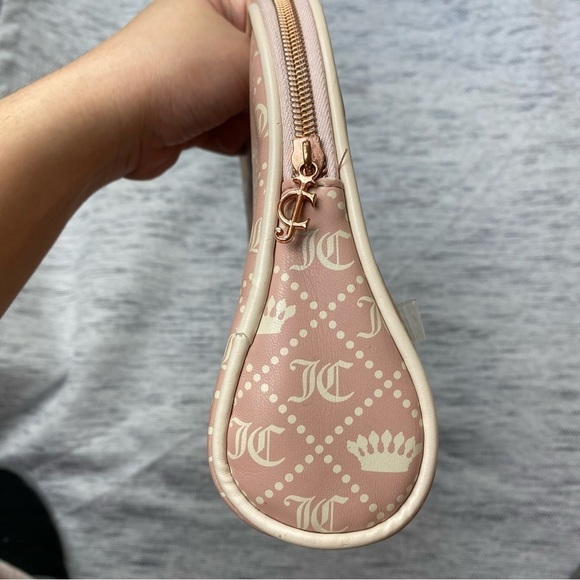 Juicy Couture Dusty Pink Small Zipper Pouch - Picture 3 of 6